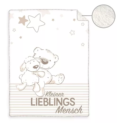 Lieblingsmensch Kuscheldecke