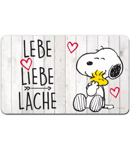 FrühstücksbrettchenLebe, Liebe, Lache