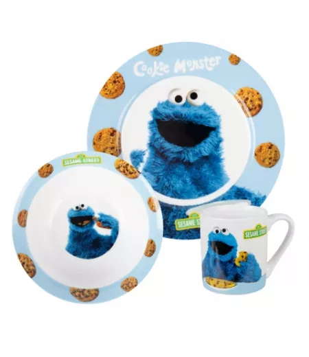 Grümelmonster Porzellan Geschirrset
