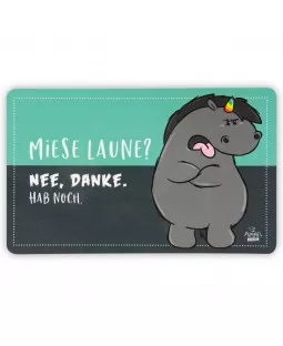 Frühstücksbrettchen Miese Laune