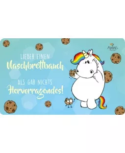 Frühstücksbrettchen Naschbrettbauch