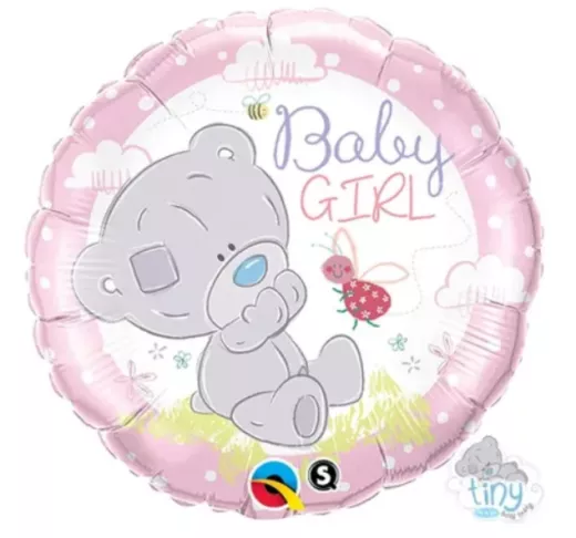 Baby Girl Teddy Folienballon