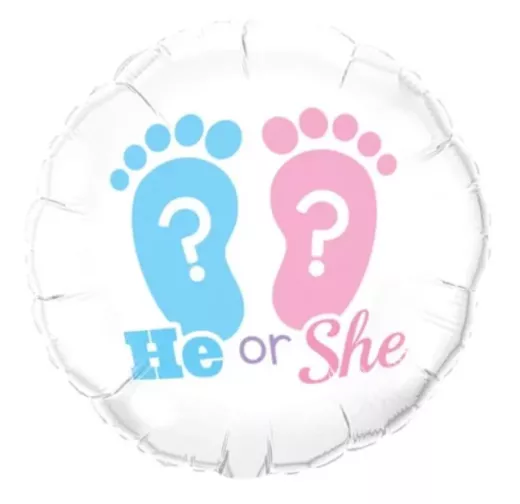 He or She Folienballon