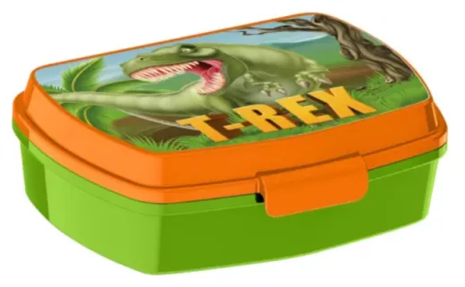 Brotdose Dinosaurier T-Rex Klippverschluß