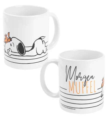 Peanuts Morgen Muffel  Tasse