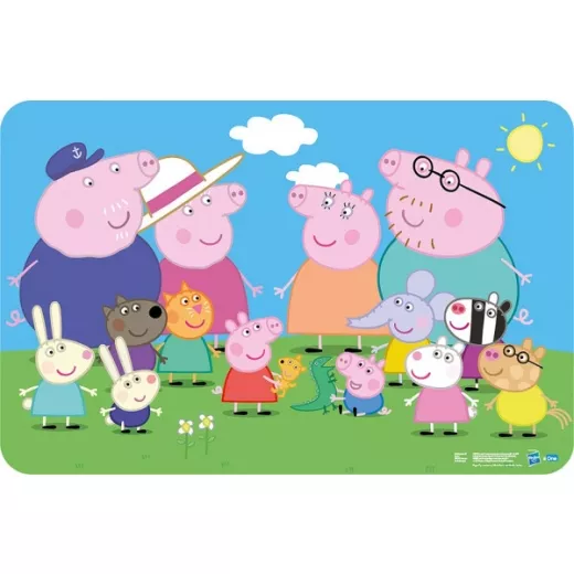Peppa Pig Familie Tischunterlage