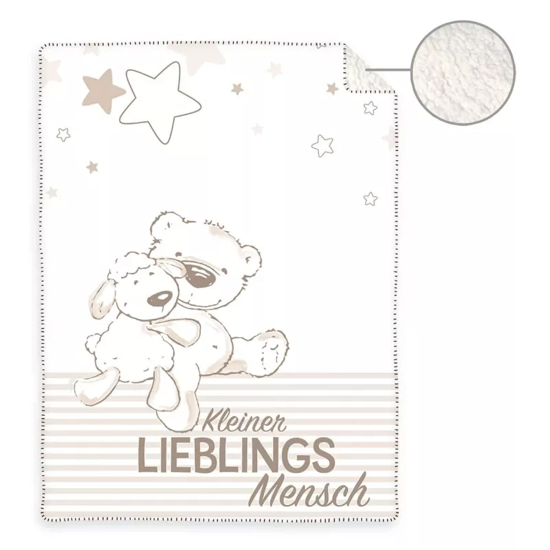 Lieblingsmensch Kuscheldecke