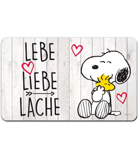 FrühstücksbrettchenLebe, Liebe, Lache