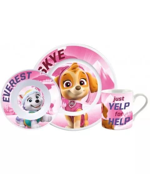 Paw Patrol Sky Porzellan Geschirrset