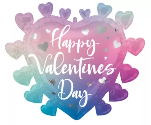 Happy Valentines Day Folienballon