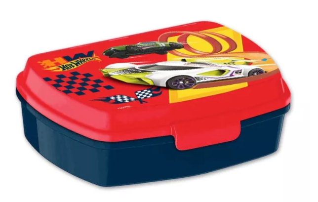 Brotdose Hot Wheels Funny Klippverschluß