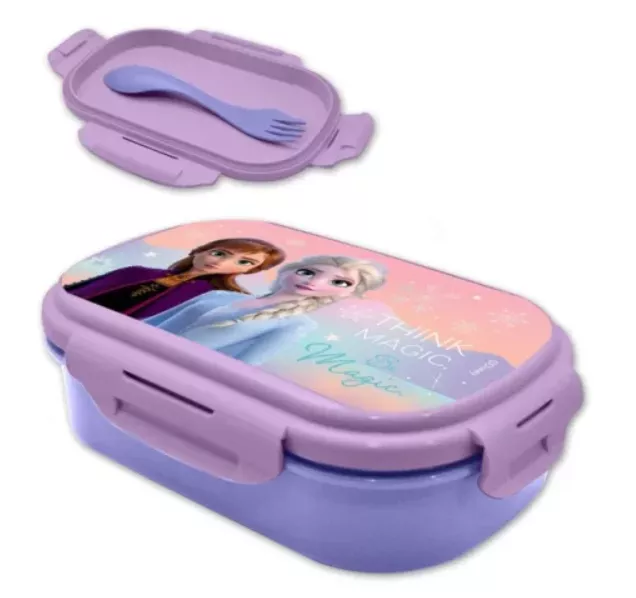 Disney Eiskönigin Light Brotdose + Besteck-Set 21 x 14 x 6 cm