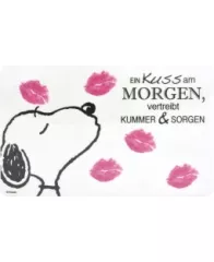 Frühstücksbrettchen Kuss am Morgen