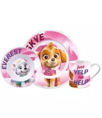 Paw Patrol Sky Porzellan Geschirrset