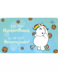 Frühstücksbrettchen Naschbrettbauch