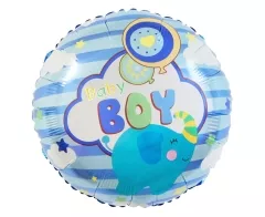 Baby Boy Elephant Foienballon