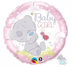 Baby Girl Teddy Folienballon