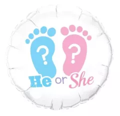 He or She Folienballon