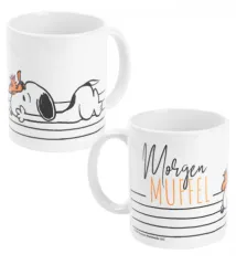 Peanuts Morgen Muffel  Tasse